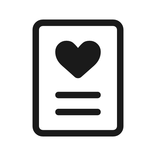 Diagnosis outline rounded icon, rounded style, from Material Symbols Light
