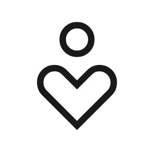 Digital wellbeing outline icon, outline style, from Material Symbols Light