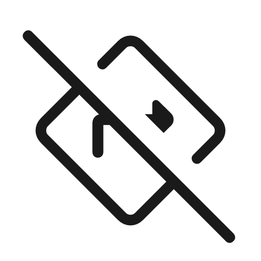 Directions off outline rounded icon, rounded style, from Material Symbols Light