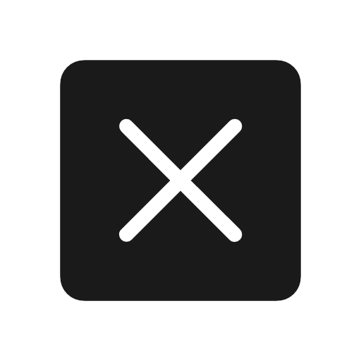 Disabled by default rounded icon, rounded style, from Material Symbols Light