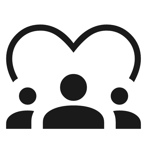 Diversity 1 icon, solid style, from Material Symbols Light