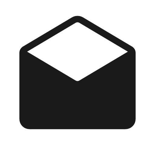 Drafts rounded icon, rounded style, from Material Symbols Light