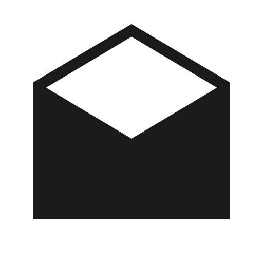 Drafts sharp icon, sharp-cornered style, from Material Symbols Light