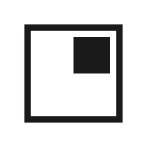 Dropdown outline sharp icon, sharp-cornered style, from Material Symbols Light