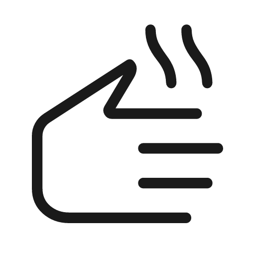 Dry outline rounded icon, rounded style, from Material Symbols Light