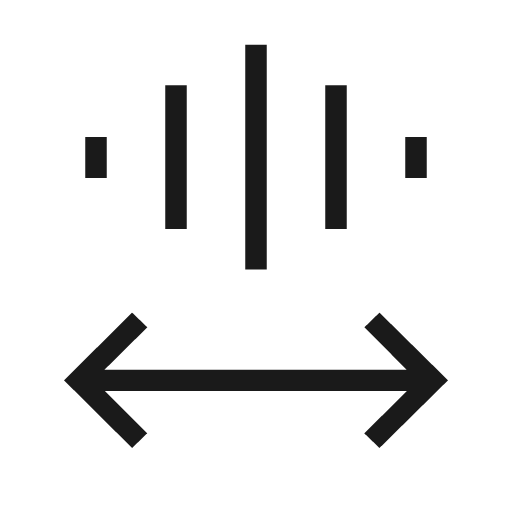 Edit audio icon, solid style, from Material Symbols Light