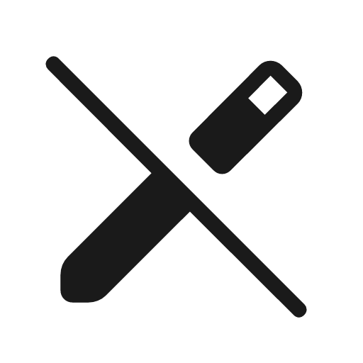 Edit off rounded icon, rounded style, from Material Symbols Light