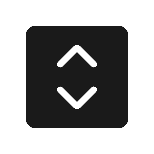 Expansion panels rounded icon, rounded style, from Material Symbols Light