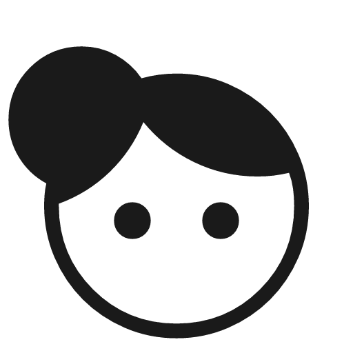 Face 4 icon, solid style, from Material Symbols Light