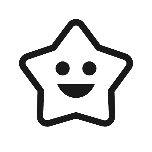 Family star outline icon, outline style, from Material Symbols Light