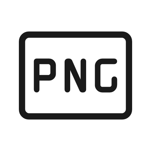 File png outline rounded icon, rounded style, from Material Symbols Light