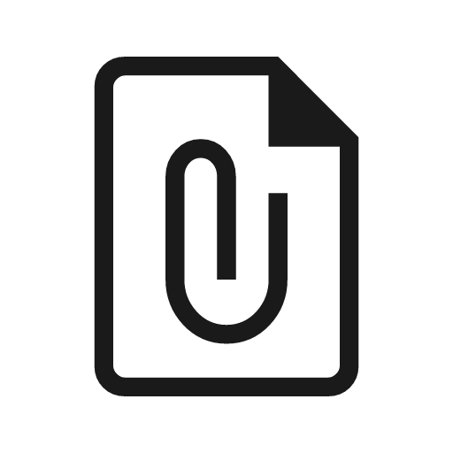 File present outline icon, outline style, from Material Symbols Light