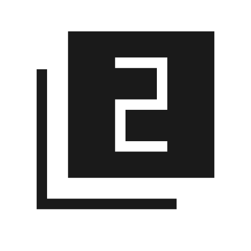 Filter 2 sharp icon, sharp-cornered style, from Material Symbols Light