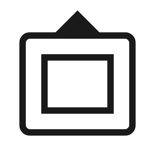 Filter frames outline icon, outline style, from Material Symbols Light