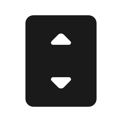 Fit page height rounded icon, rounded style, from Material Symbols Light