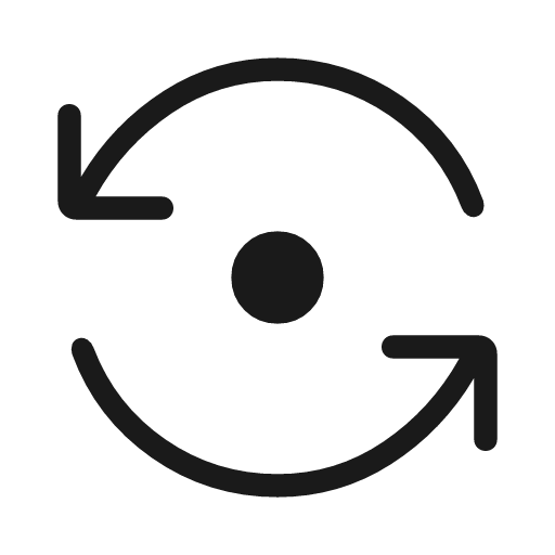 Flip camera android rounded icon, rounded style, from Material Symbols Light