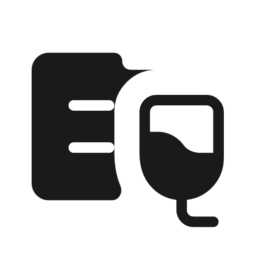 Fluid balance rounded icon, rounded style, from Material Symbols Light