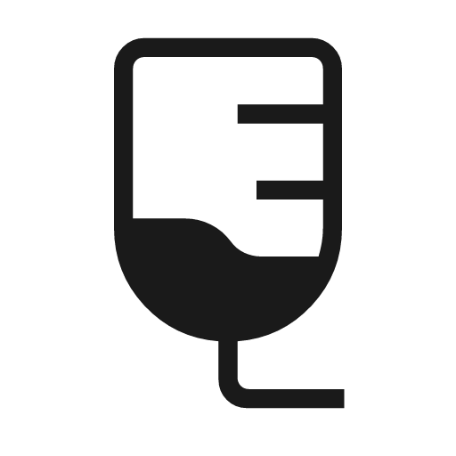 Fluid icon, solid style, from Material Symbols Light