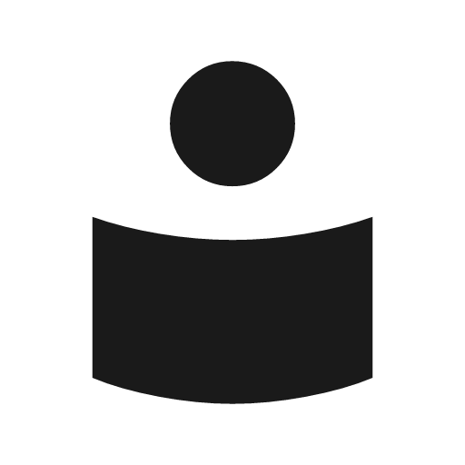 For you icon, solid style, from Material Symbols Light