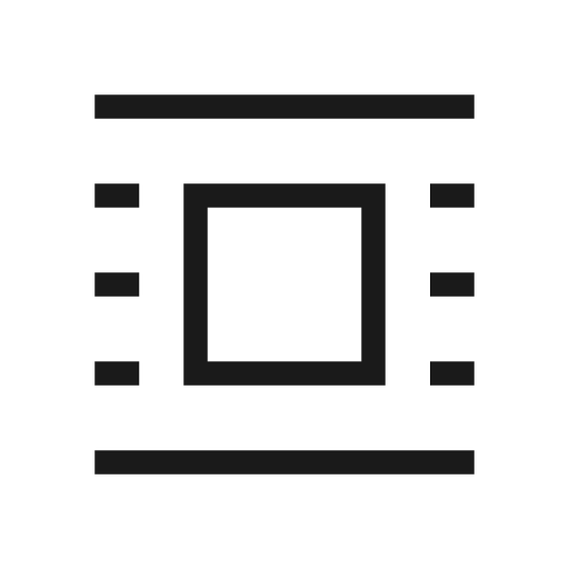 Format image front outline icon, outline style, from Material Symbols Light