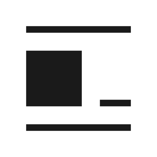 Format image inline left icon, solid style, from Material Symbols Light