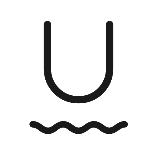 Format underlined squiggle rounded icon, rounded style, from Material Symbols Light