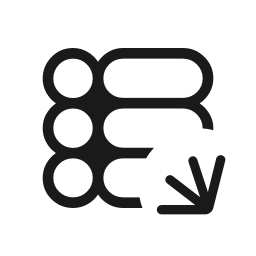 Forms apps script outline icon, outline style, from Material Symbols Light