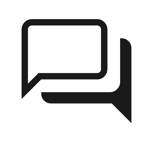Forum outline icon, outline style, from Material Symbols Light