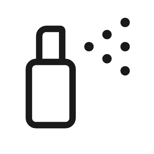 Fragrance outline rounded icon, rounded style, from Material Symbols Light