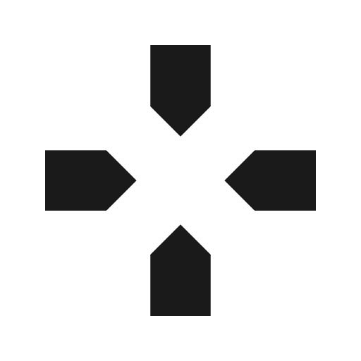Gamepad icon, solid style, from Material Symbols Light