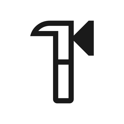 Hardware outline icon, outline style, from Material Symbols Light