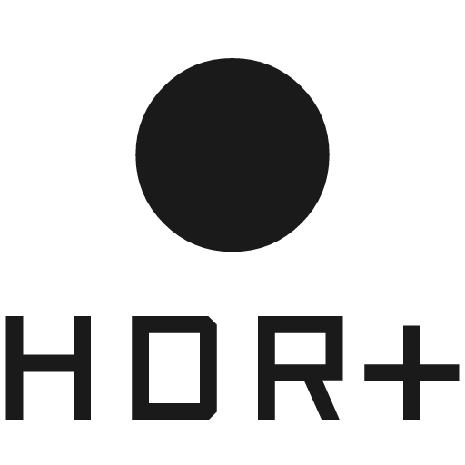 Hdr on select sharp icon, sharp-cornered style, from Material Symbols Light
