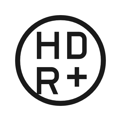 Hdr plus outline icon, outline style, from Material Symbols Light