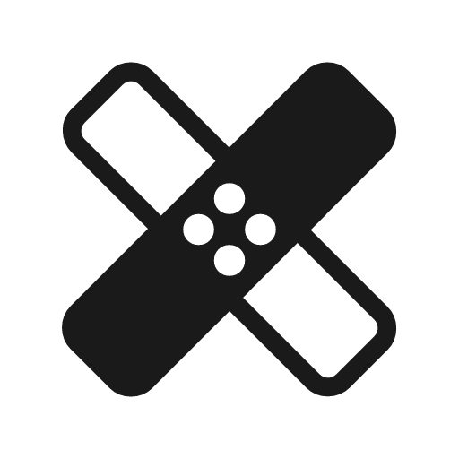 Healing outline icon, outline style, from Material Symbols Light