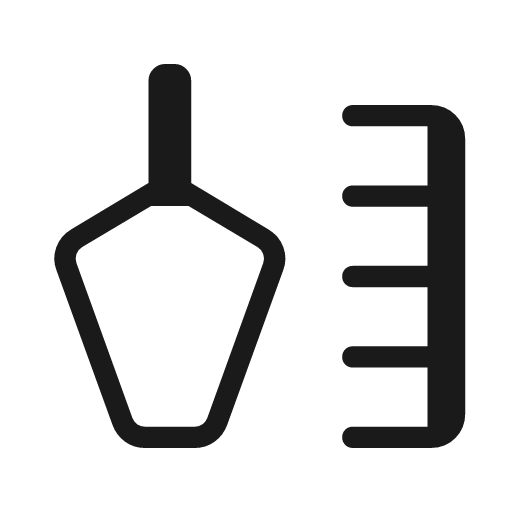 Health and beauty outline rounded icon, rounded style, from Material Symbols Light