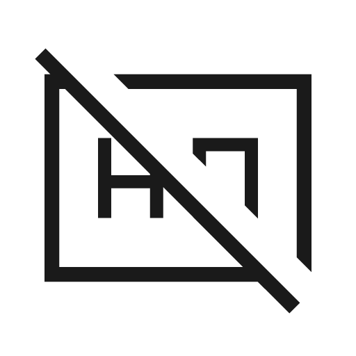 High quality off outline sharp icon, sharp-cornered style, from Material Symbols Light