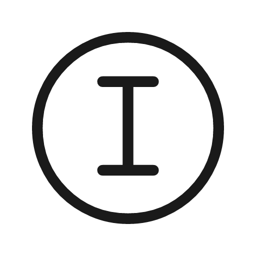 Highlight text cursor outline rounded icon, rounded style, from Material Symbols Light
