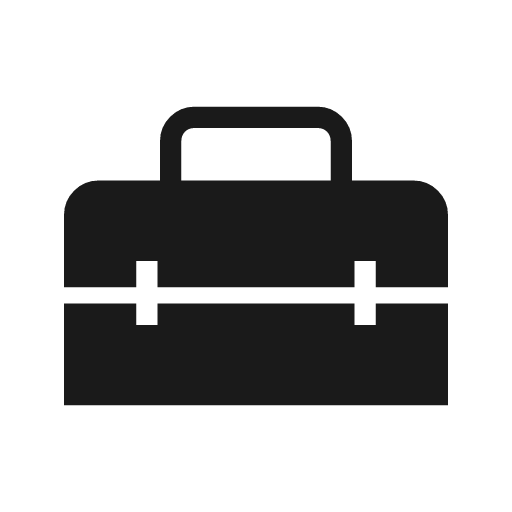 Home repair service icon, solid style, from Material Symbols Light