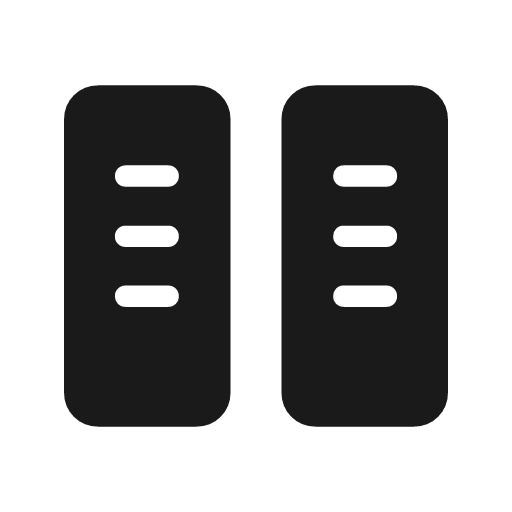 Host rounded icon, rounded style, from Material Symbols Light