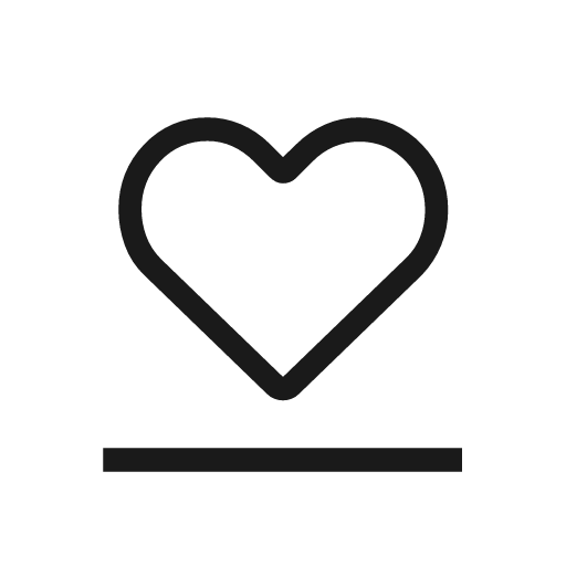 Hr resting outline icon, outline style, from Material Symbols Light