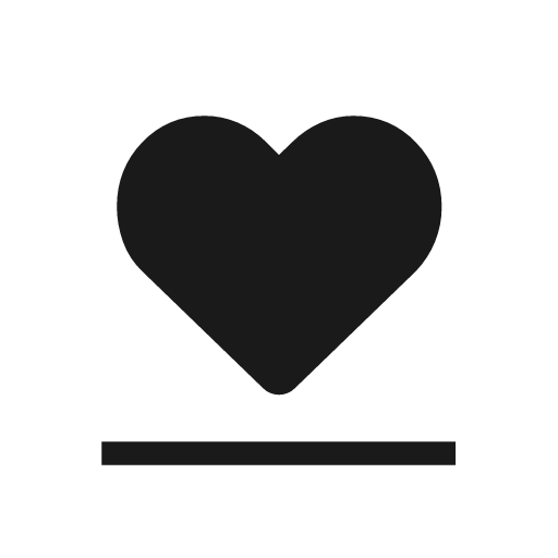 Hr resting icon, solid style, from Material Symbols Light