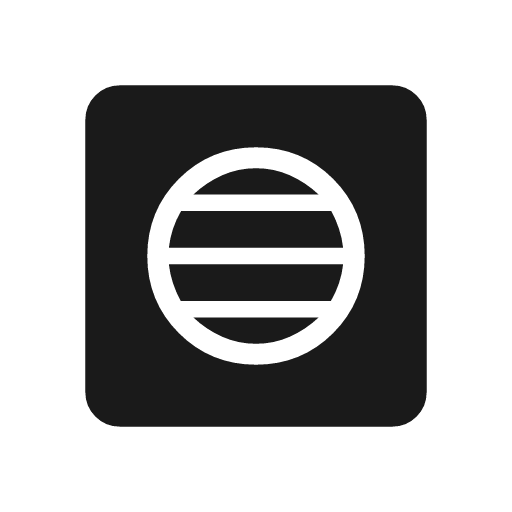 Hvac icon, solid style, from Material Symbols Light