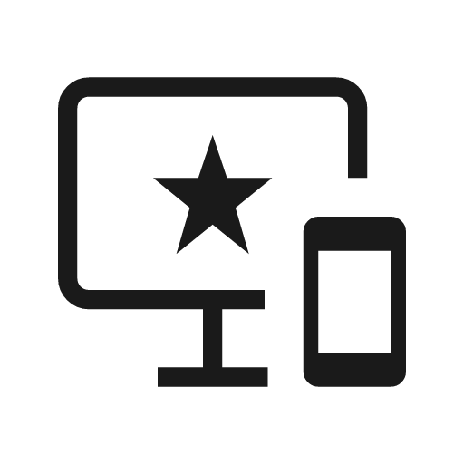 Important devices outline icon, outline style, from Material Symbols Light