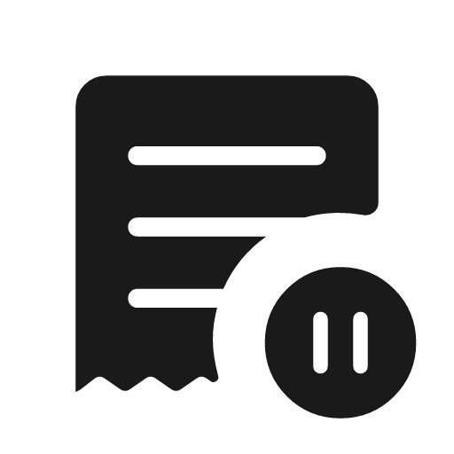 Inactive order rounded icon, rounded style, from Material Symbols Light
