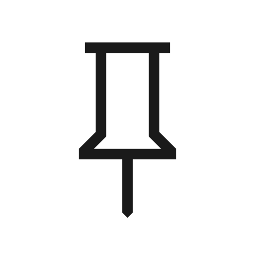 Keep outline icon, outline style, from Material Symbols Light