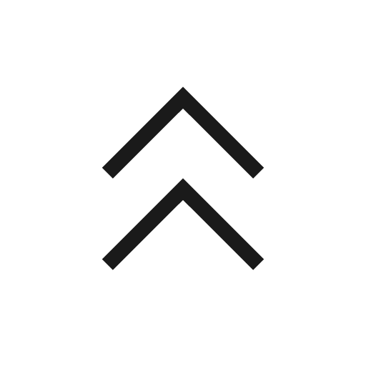 Keyboard double arrow up icon, solid style, from Material Symbols Light