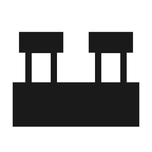 Lab panel sharp icon, sharp-cornered style, from Material Symbols Light