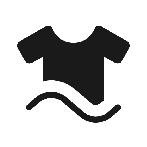 Laundry rounded icon, rounded style, from Material Symbols Light