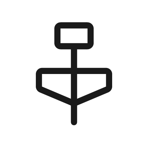 Lda outline rounded icon, rounded style, from Material Symbols Light