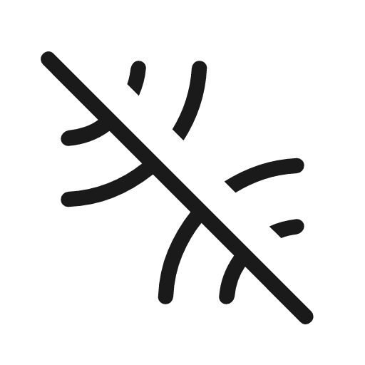 Leak remove rounded icon, rounded style, from Material Symbols Light